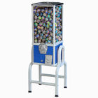 Blue 1 Inch Toy Capsule Vending Machine 500pcs Coins 64cm for shopping mall