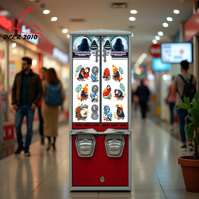 Venda seis cores opcional 2 colunas tatuagem autocolante foto máquina de venda automática