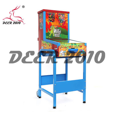 Verde 36*75*56CM 1-4 moedas operadas Pode ser configurado para jogar uma ou duas bolas pinball máquina de venda automática