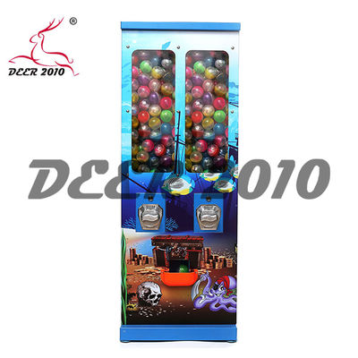 Máquina de venda de cápsulas de gacha PMMA metal 125cm colorido para crianças entretenimento